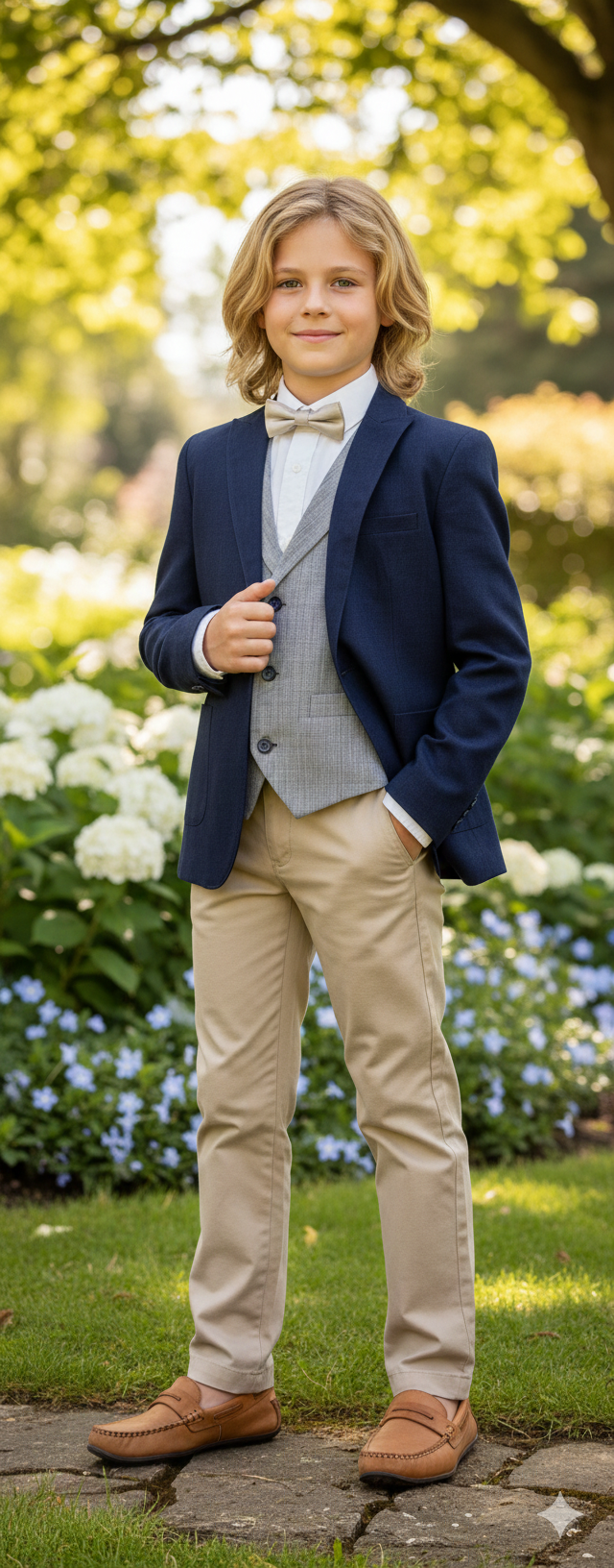 Traje de niño con chaleco