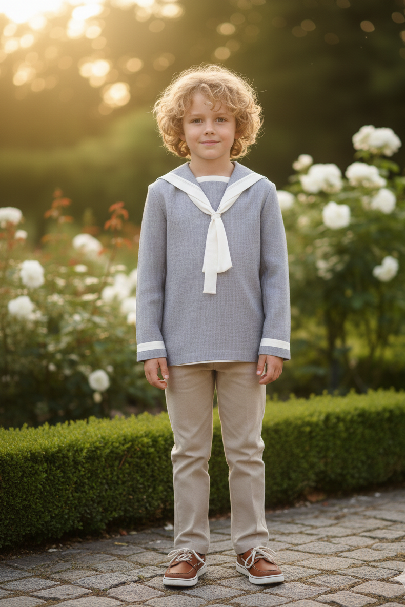 Sailor grey and beige.