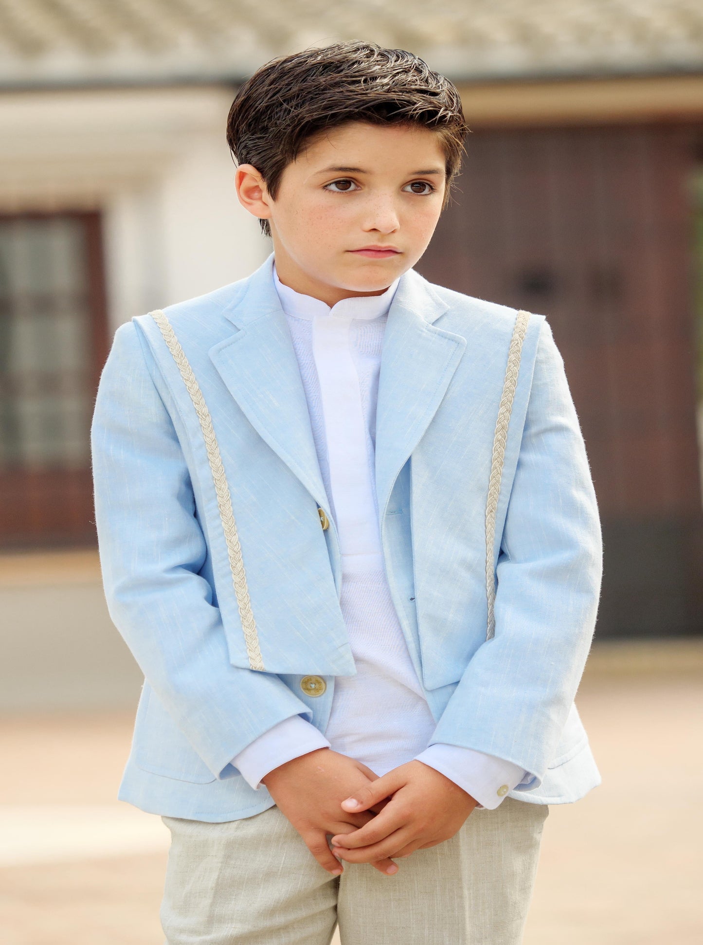 Traje comunión niño con capelina. Varones 2024