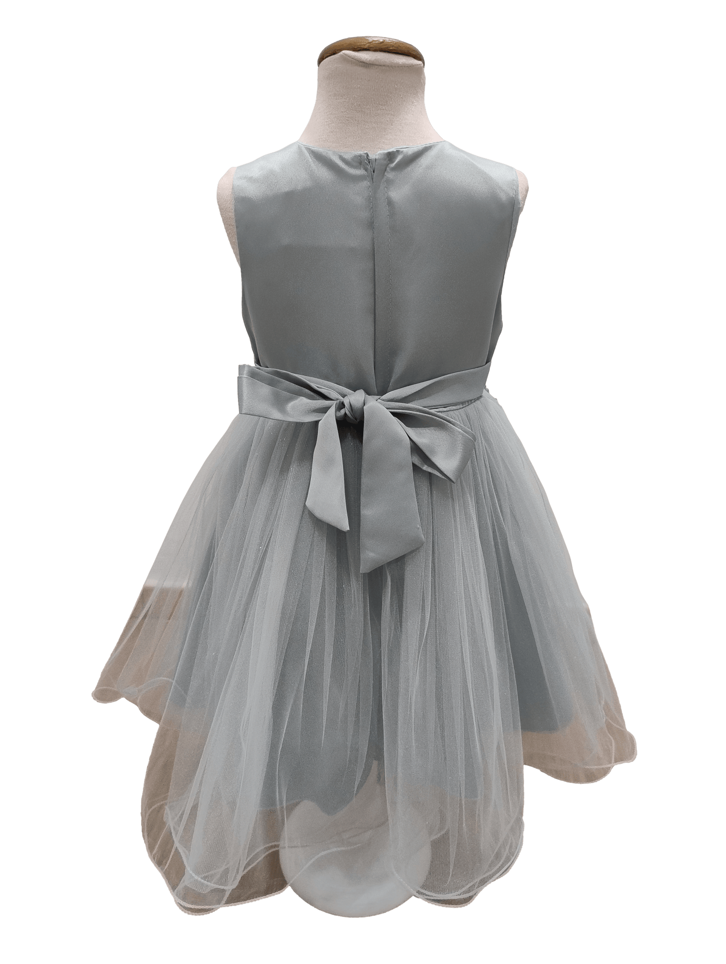 Vestido de arras niña tul brillo
