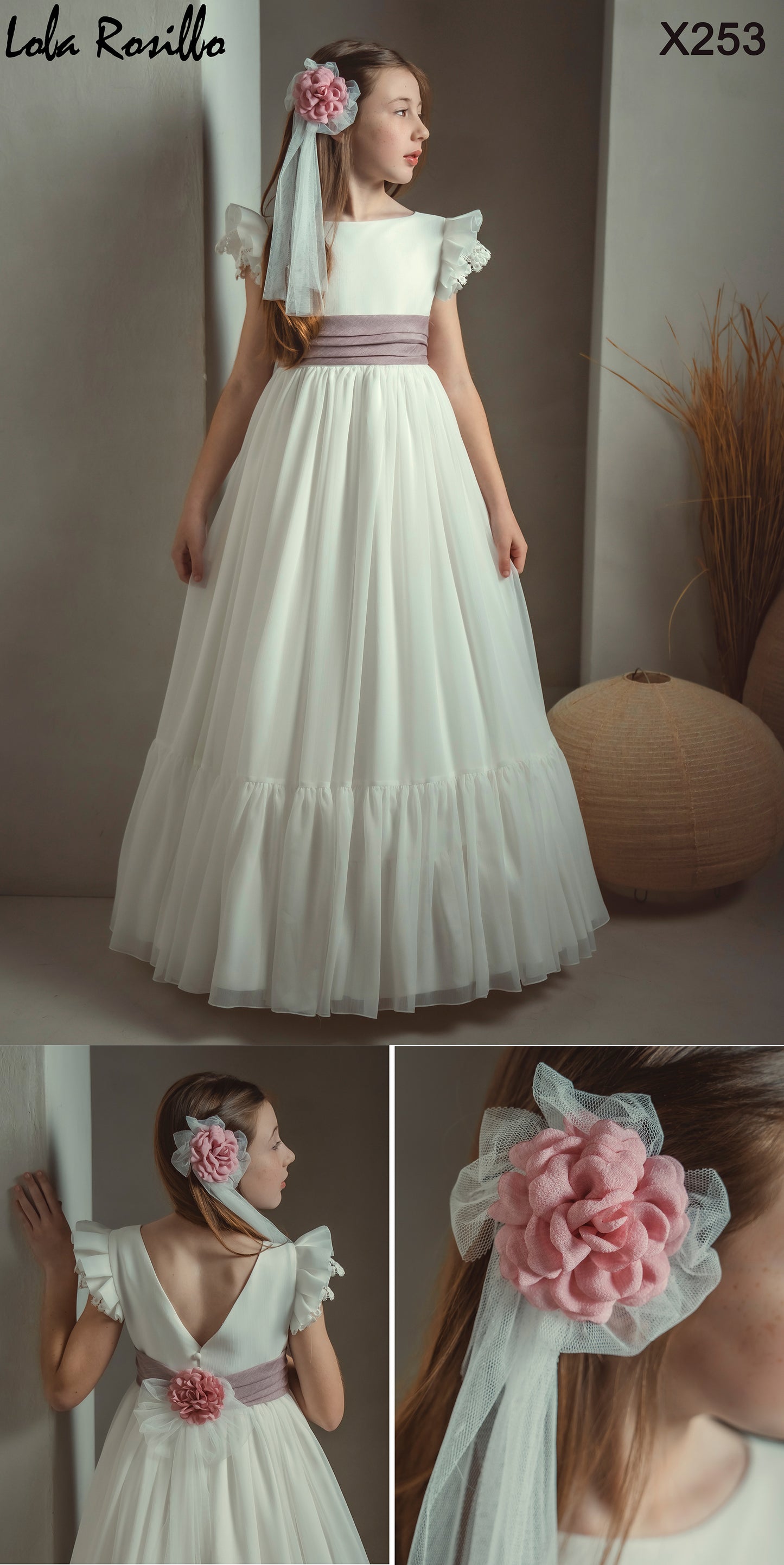 Vestido de comunión. Lola Rosillo modelo X253