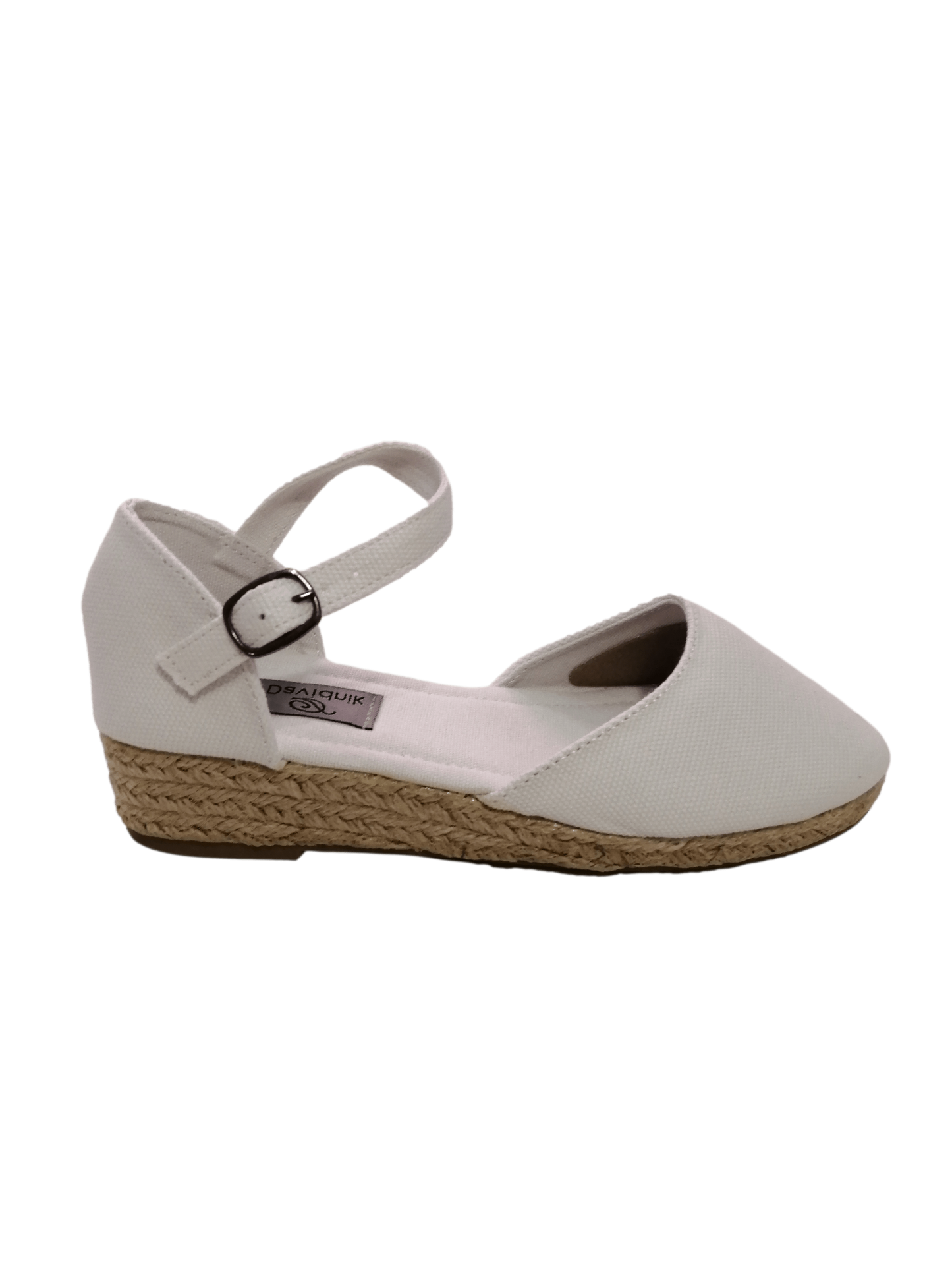 Espadrille with ankle collar