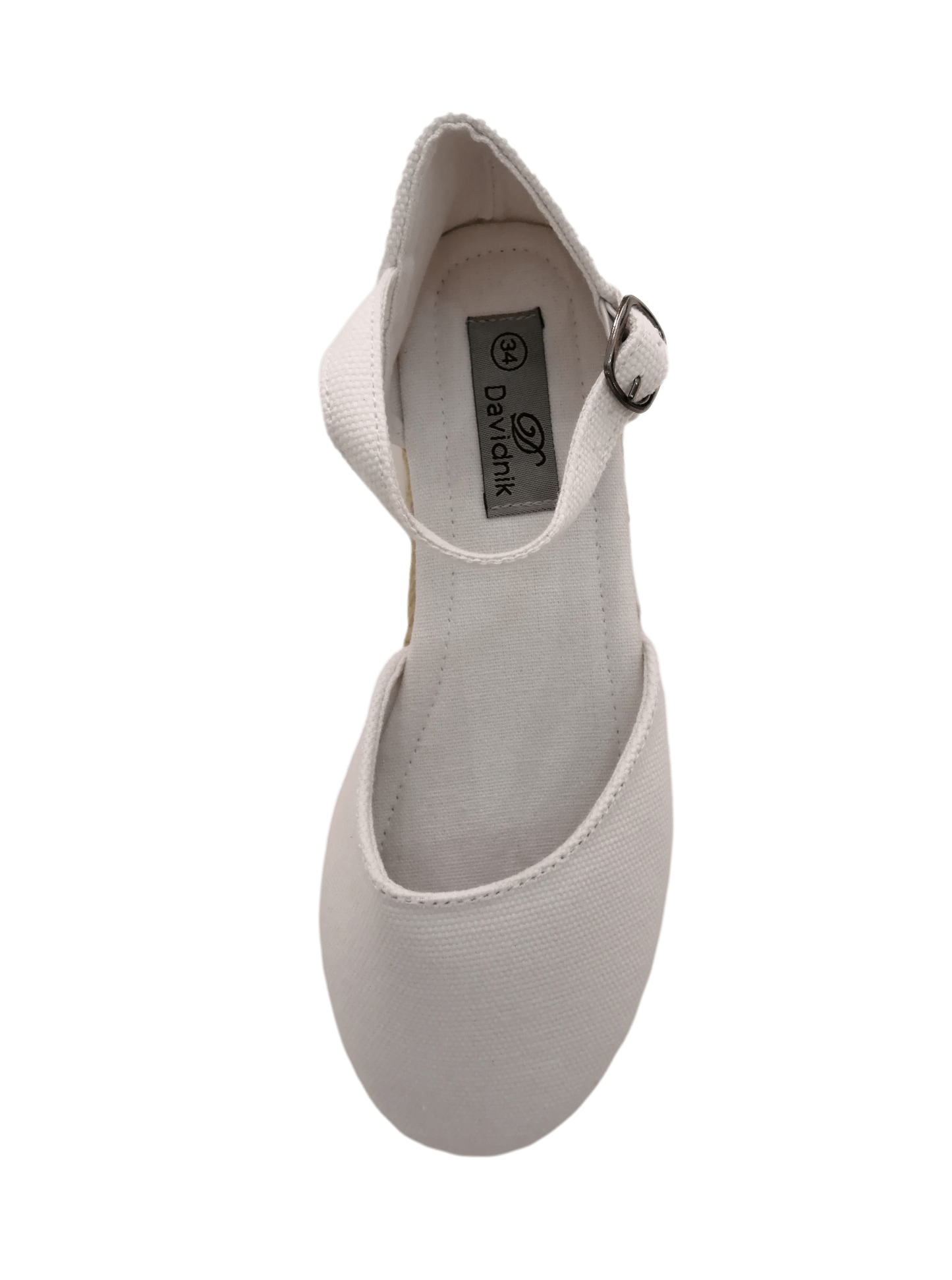 Espadrille with ankle collar