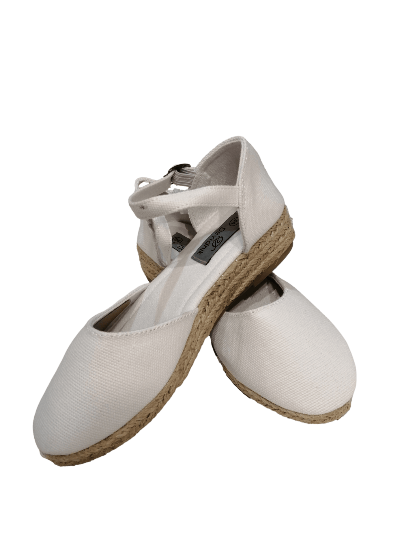 Espadrille with ankle collar