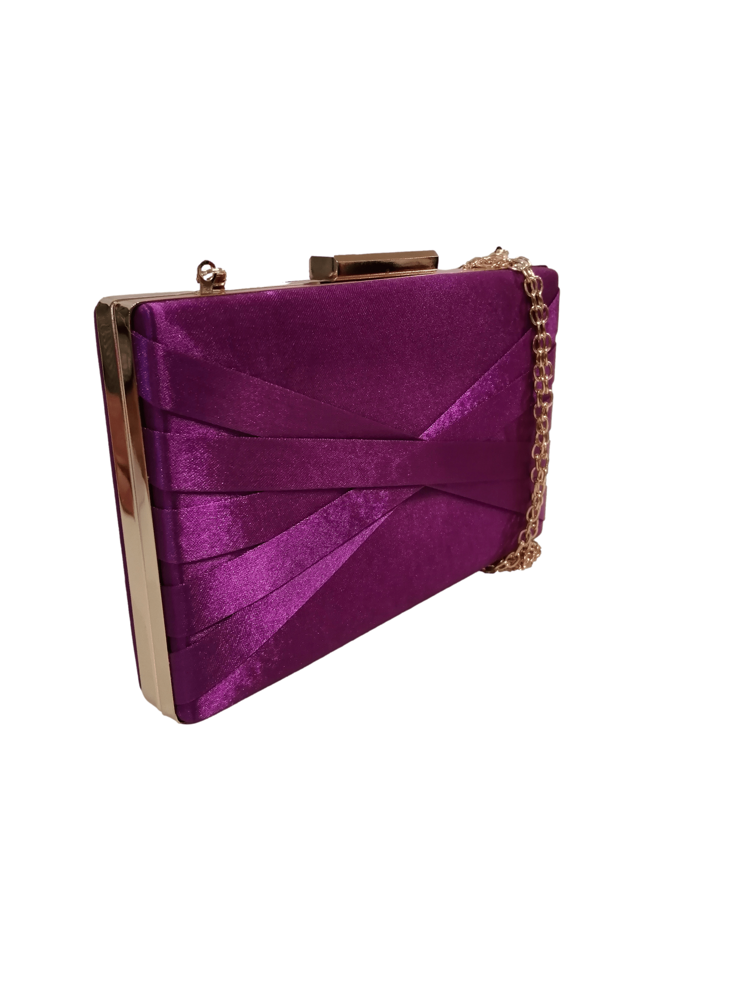 Clutch de fiesta color buganvilla