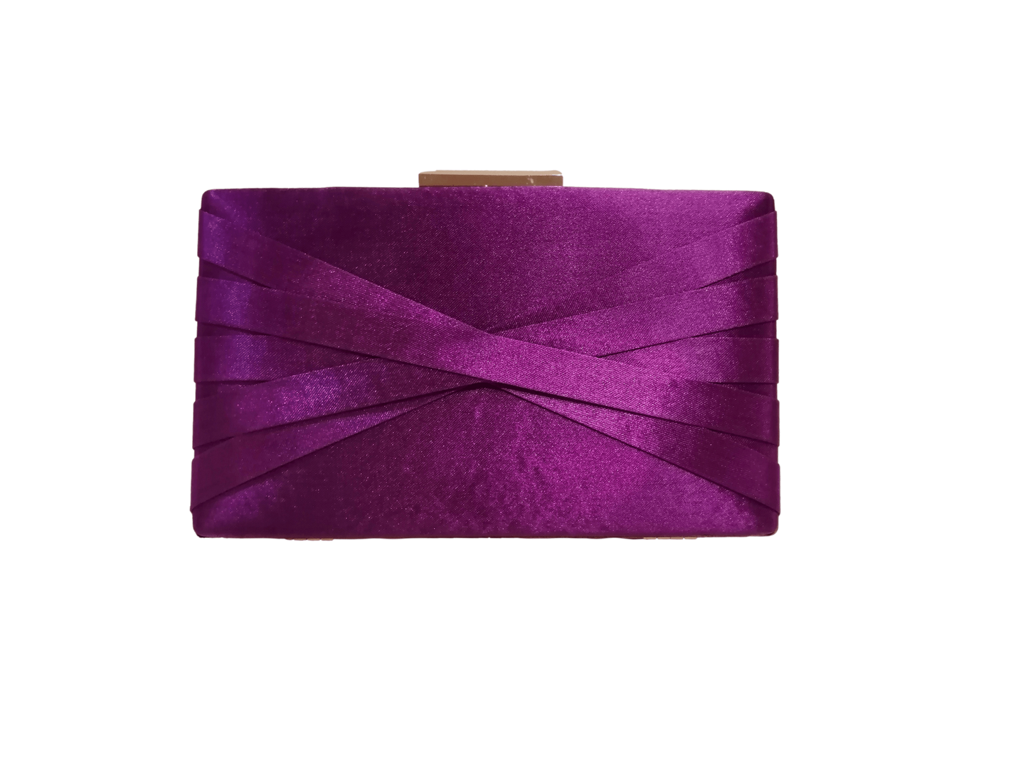Clutch de fiesta color buganvilla
