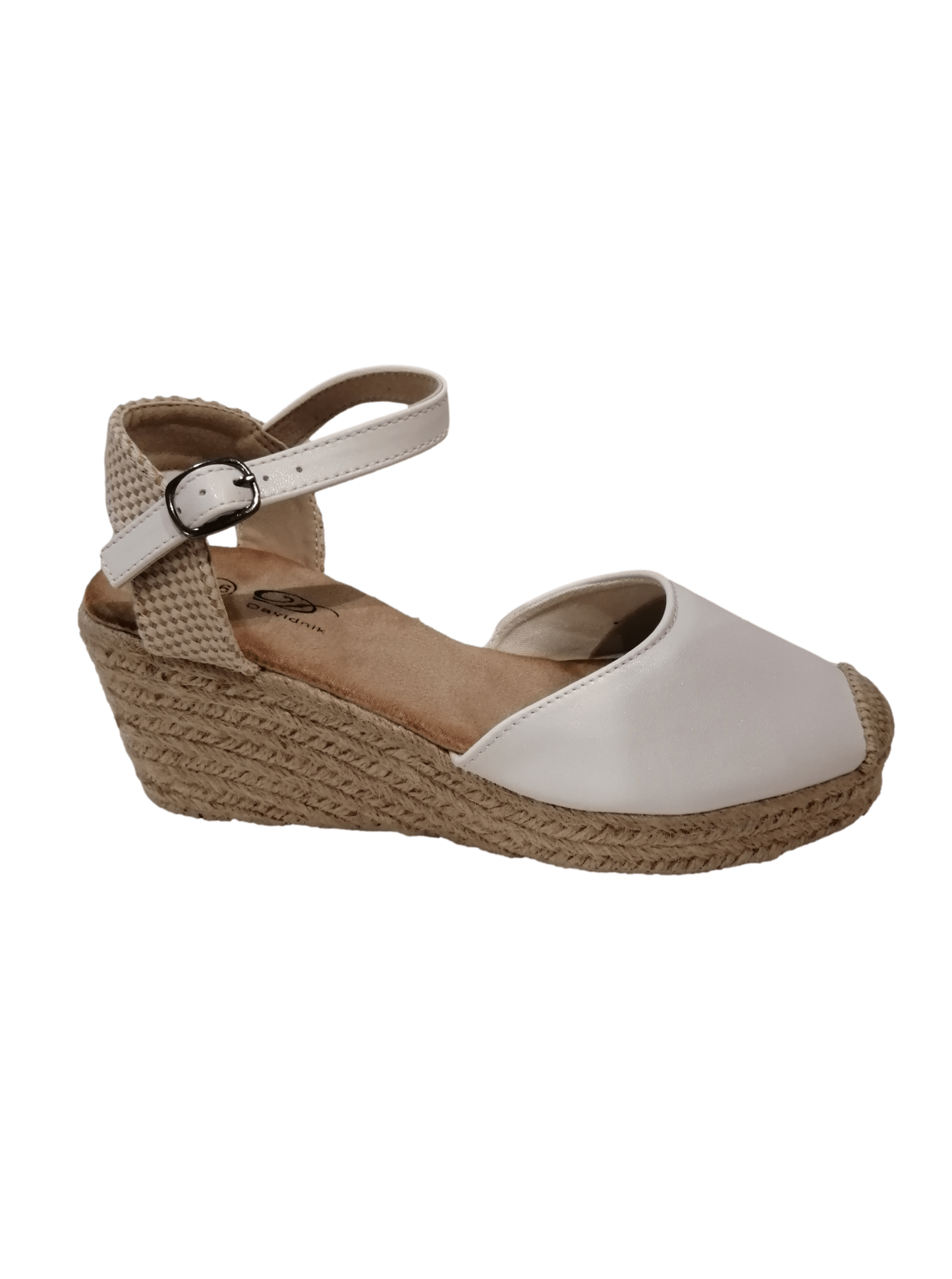 Esparto wedge shoe.