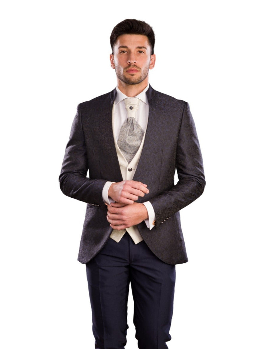 Traje de novio Palma azul
