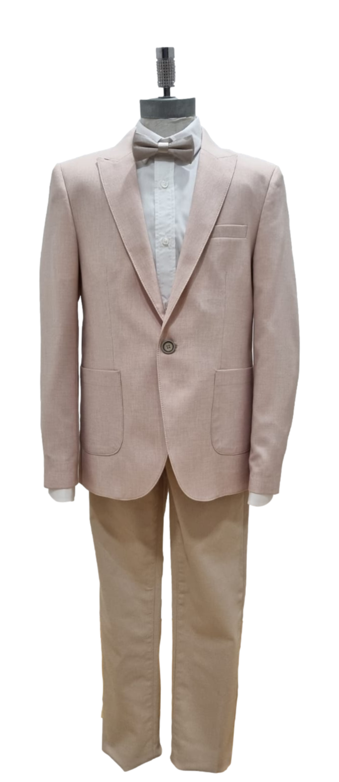 Salmon-beige boy's suit