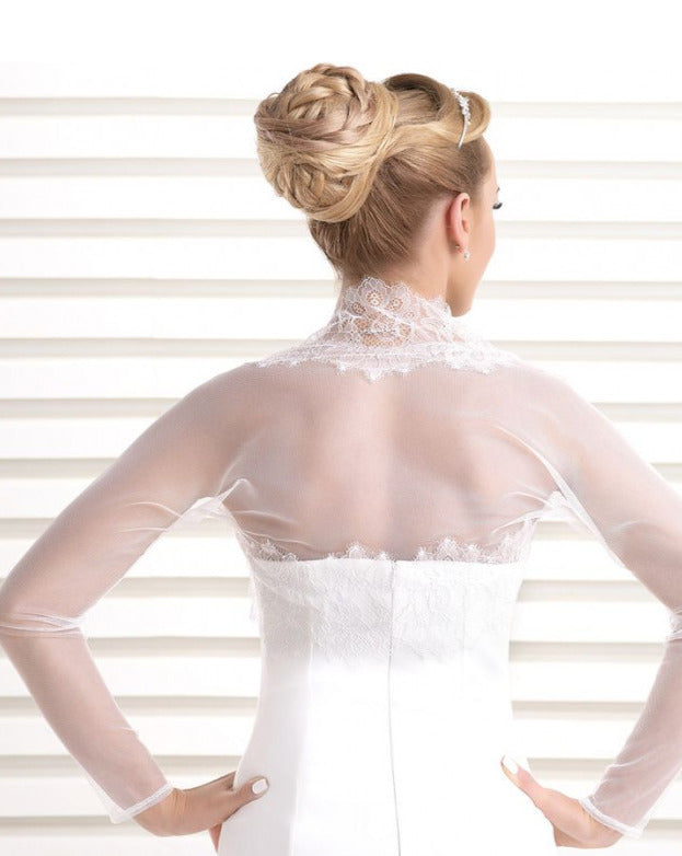 Tulle and lace bolero