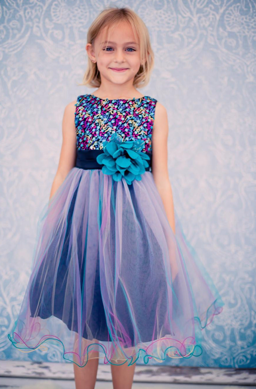 Vestido de arras lentejuelas y tul