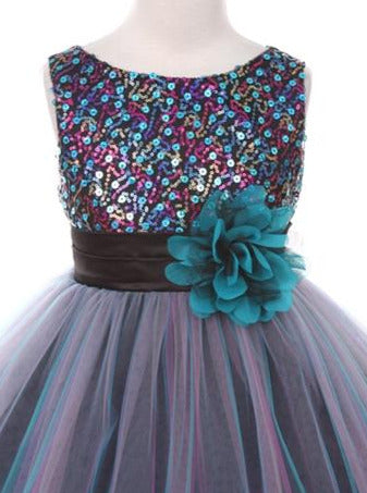 Vestido de arras lentejuelas y tul