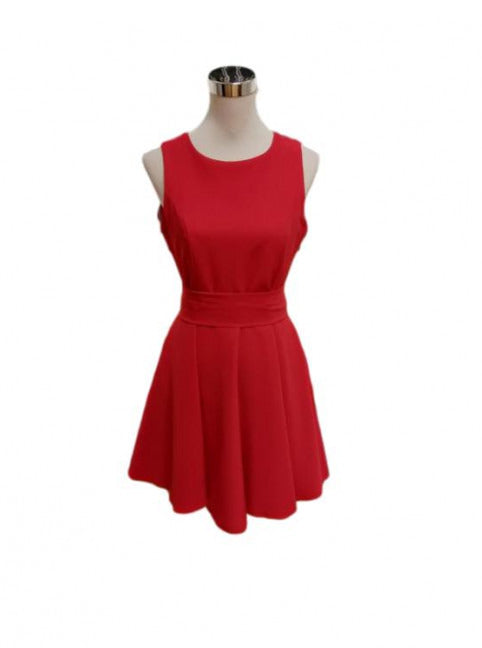 Vestido de fiesta corto rojo
