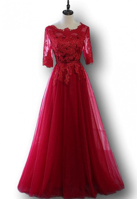Vestido de fiesta largo curvy