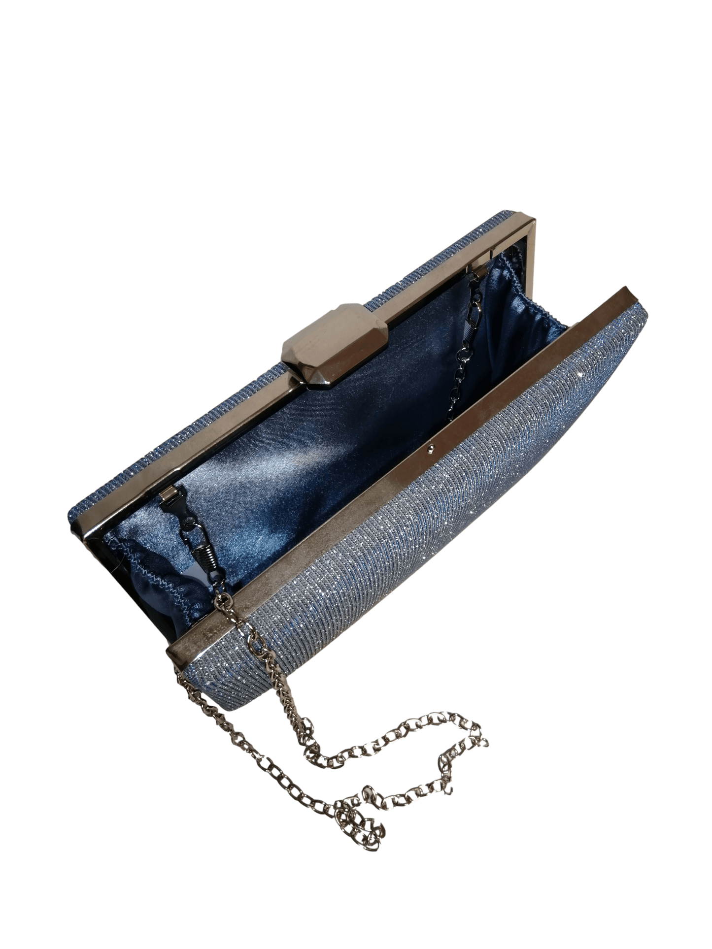 Bolso de fiesta gris azulado