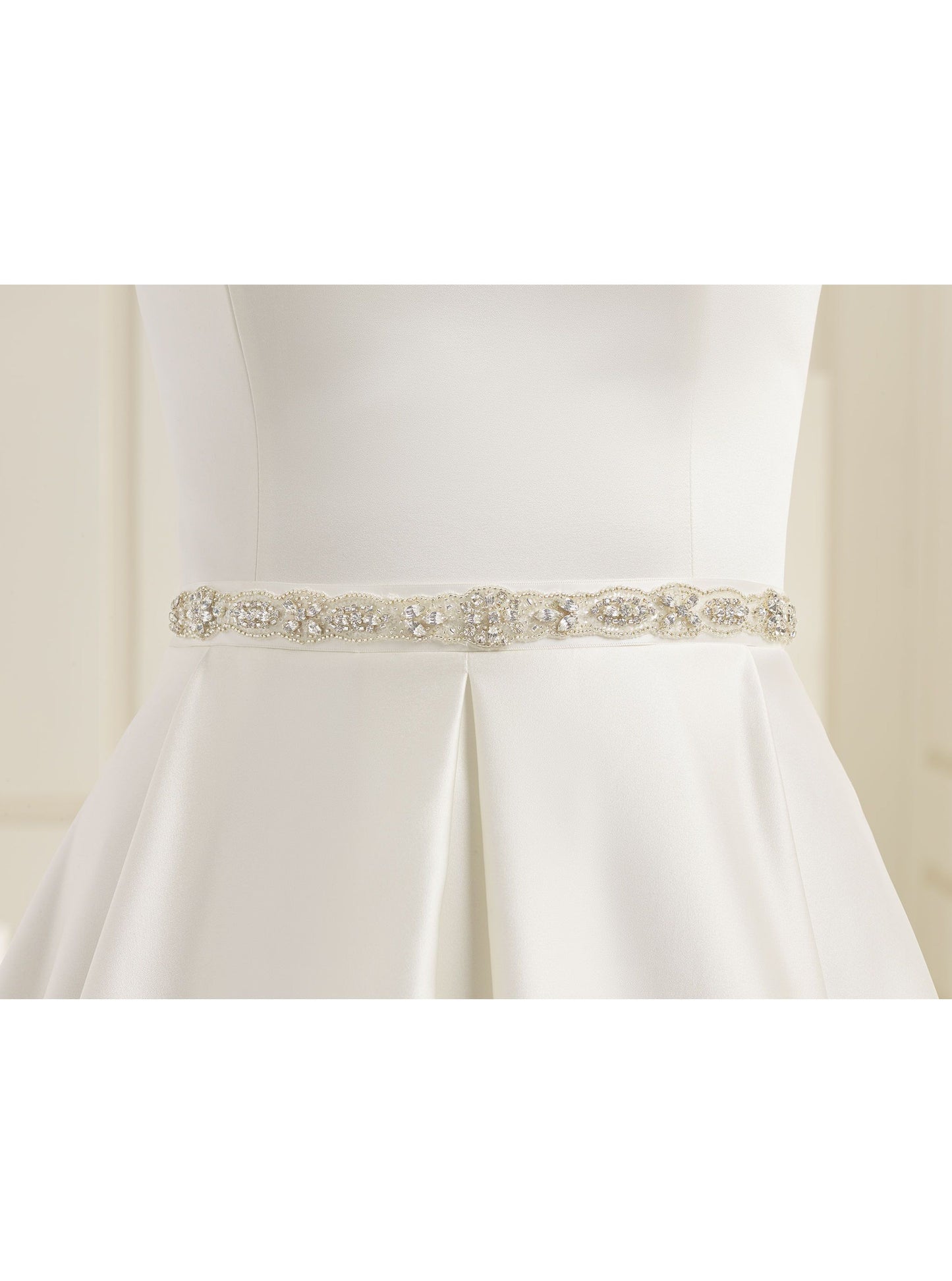 Thin bridal belt