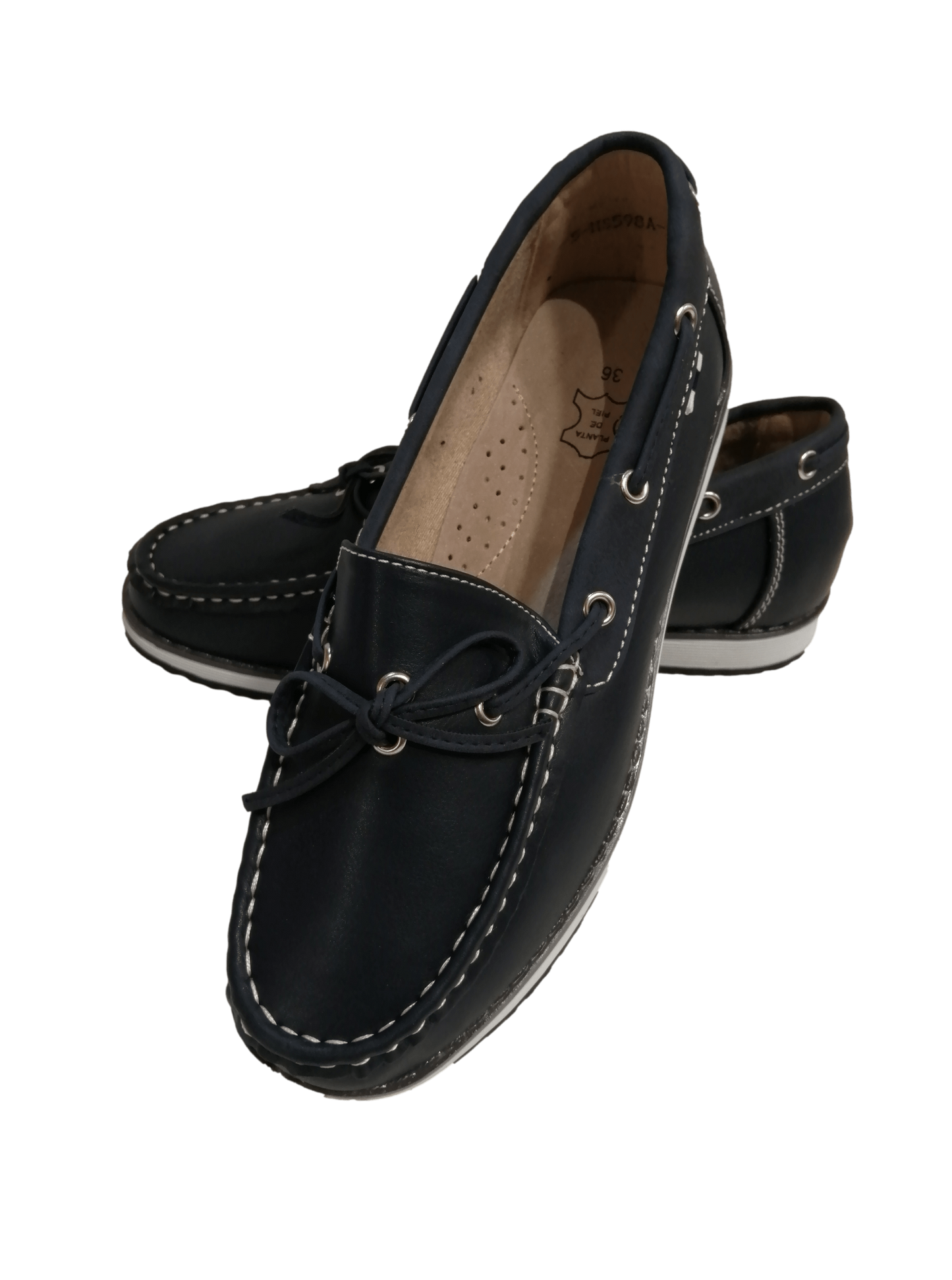 Navy blue communion shoes for boys
