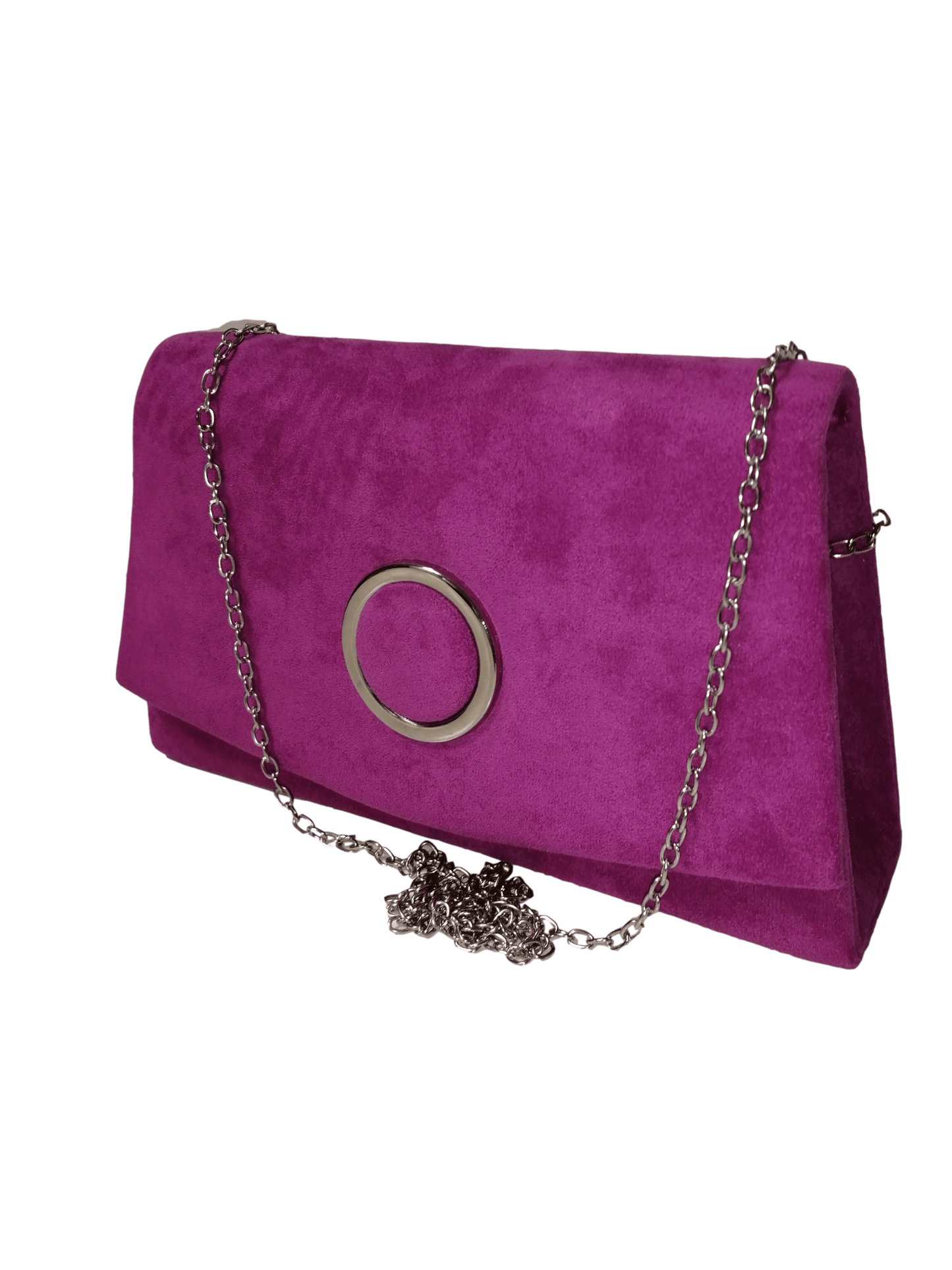 Suede party bag