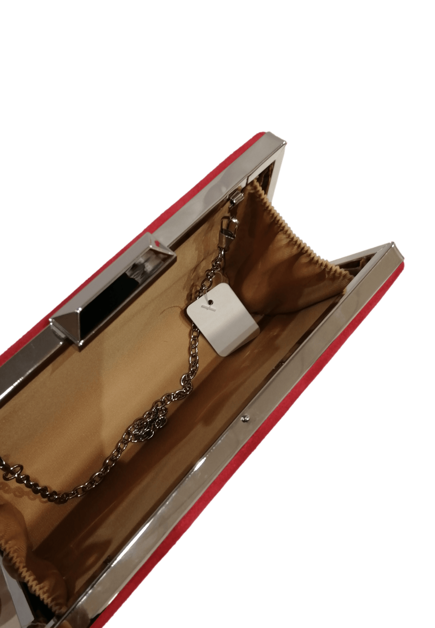 Bolso de fiesta tipo cluth naranja