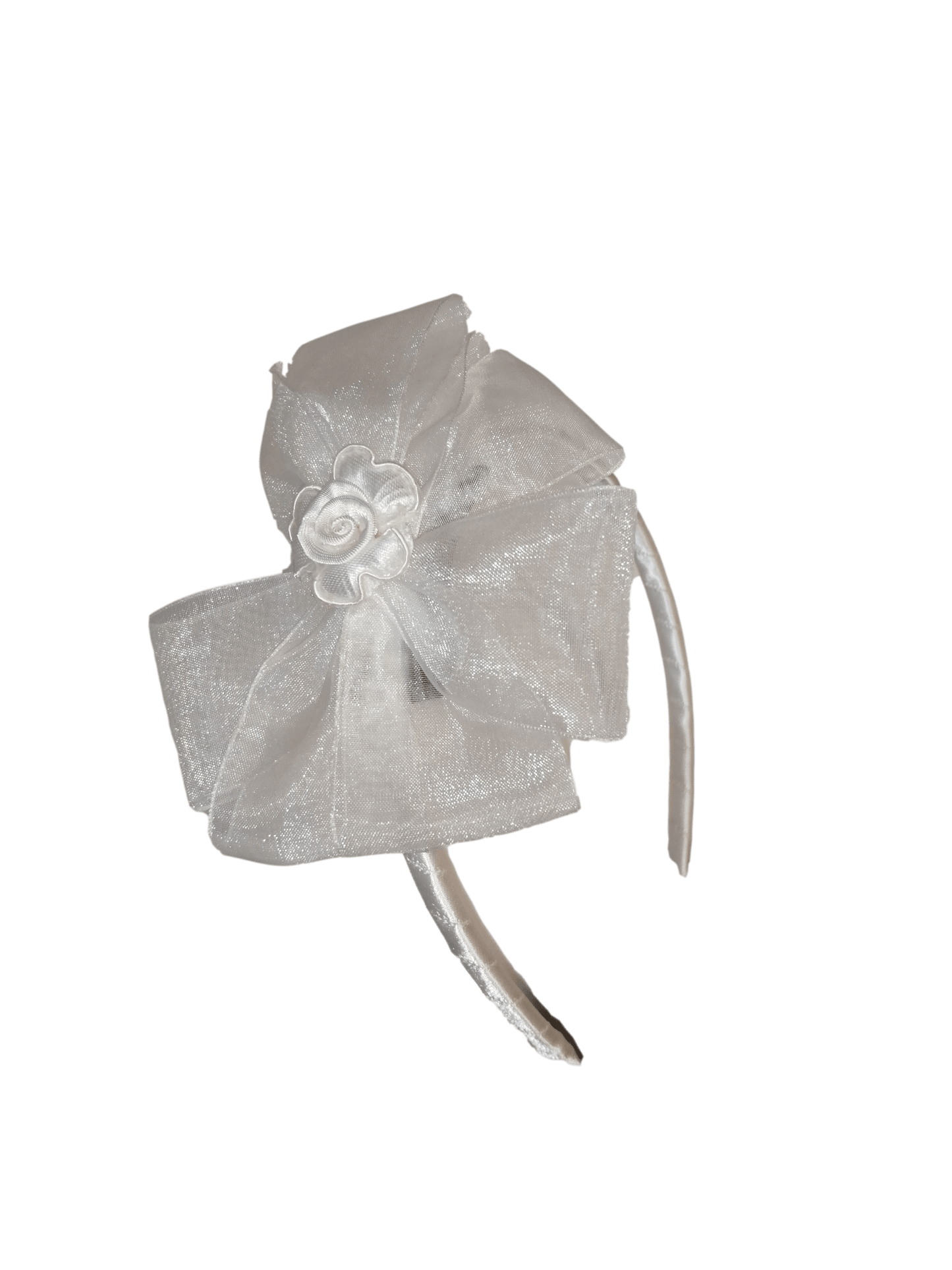 Diadema de comunión lazo