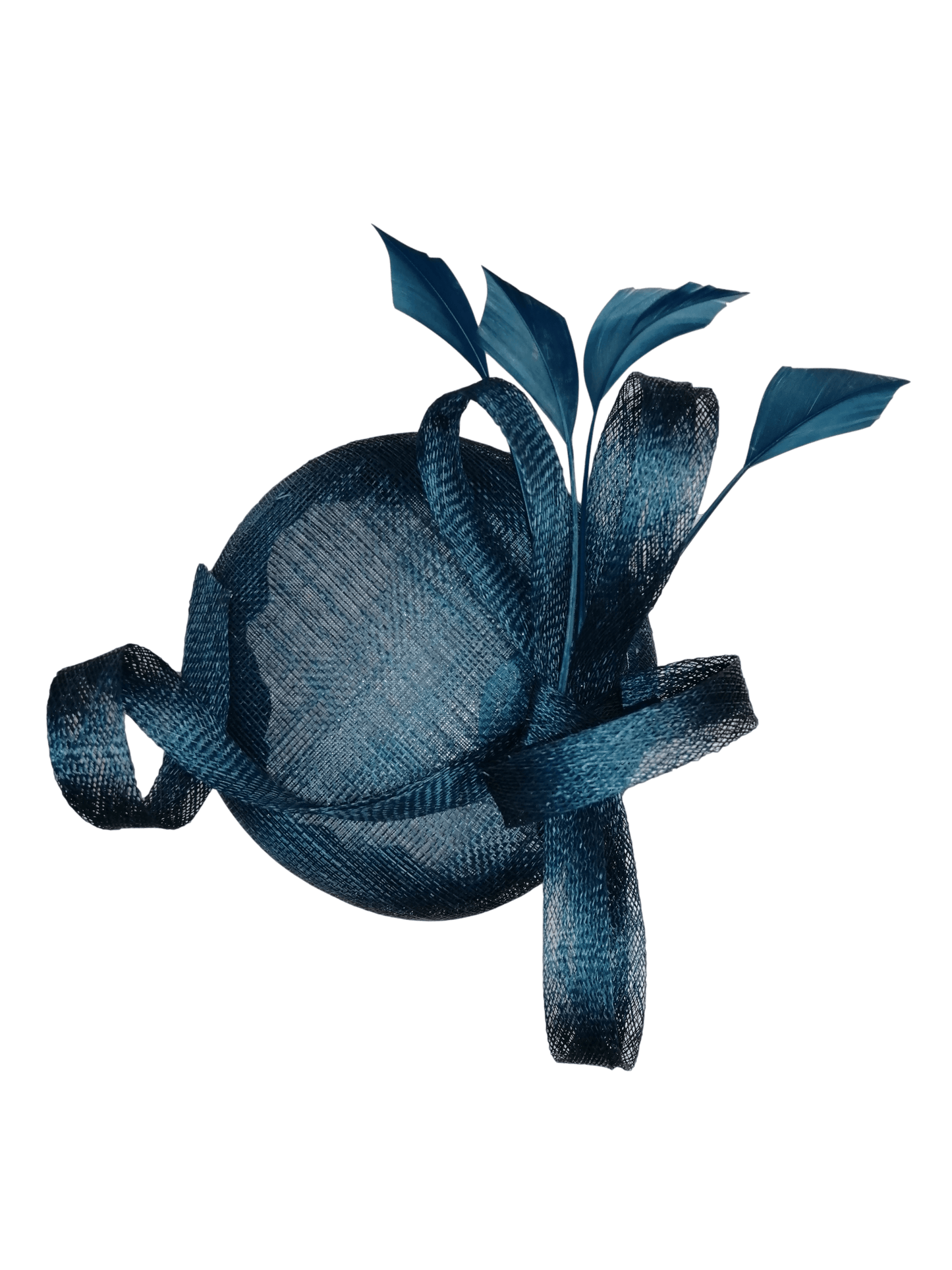 Tocado casquete azul