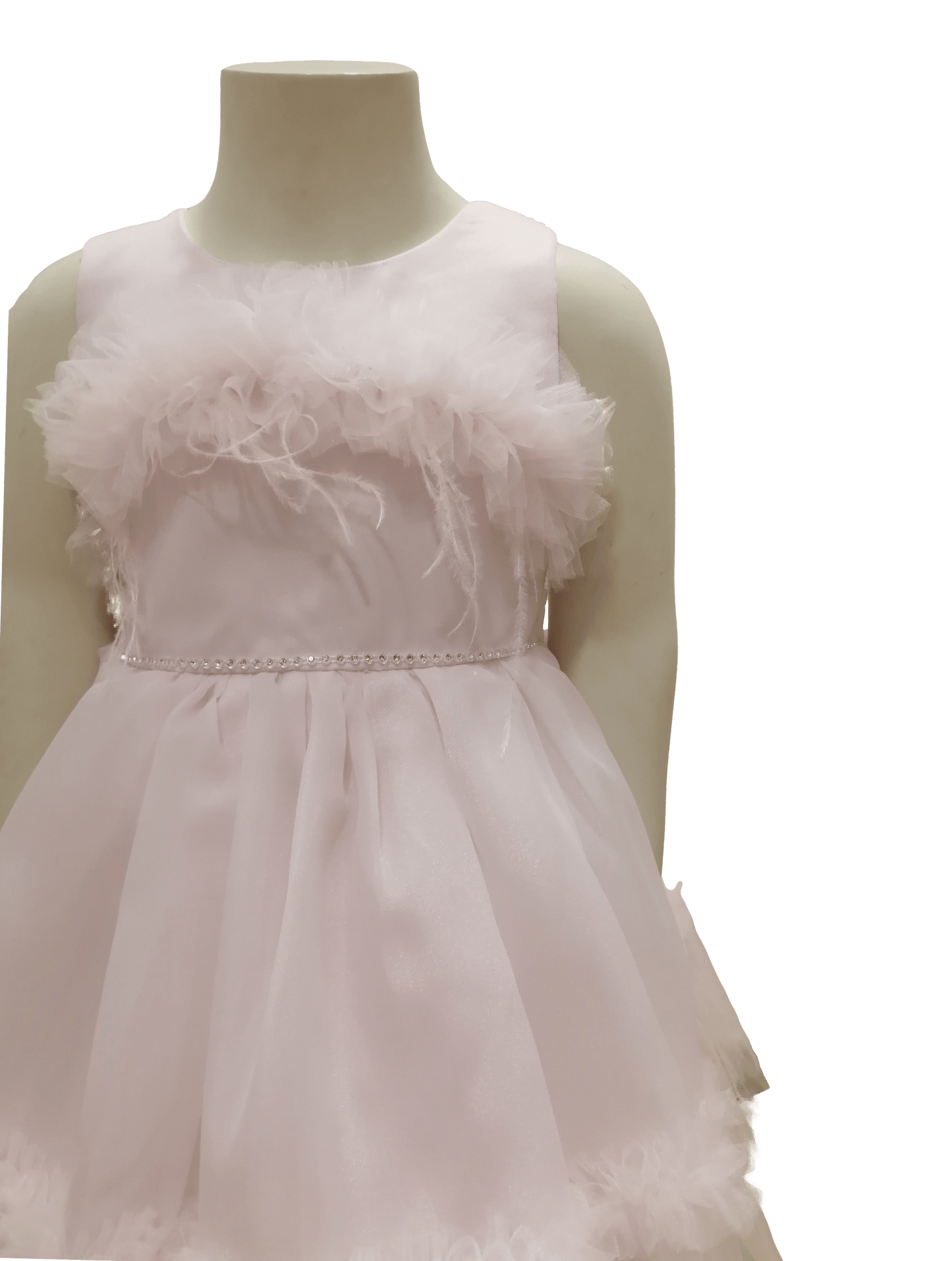 Vestido de arras de organza y tul