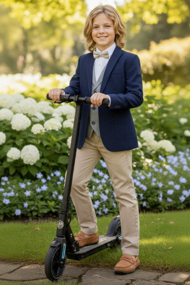 Traje de niño con chaleco