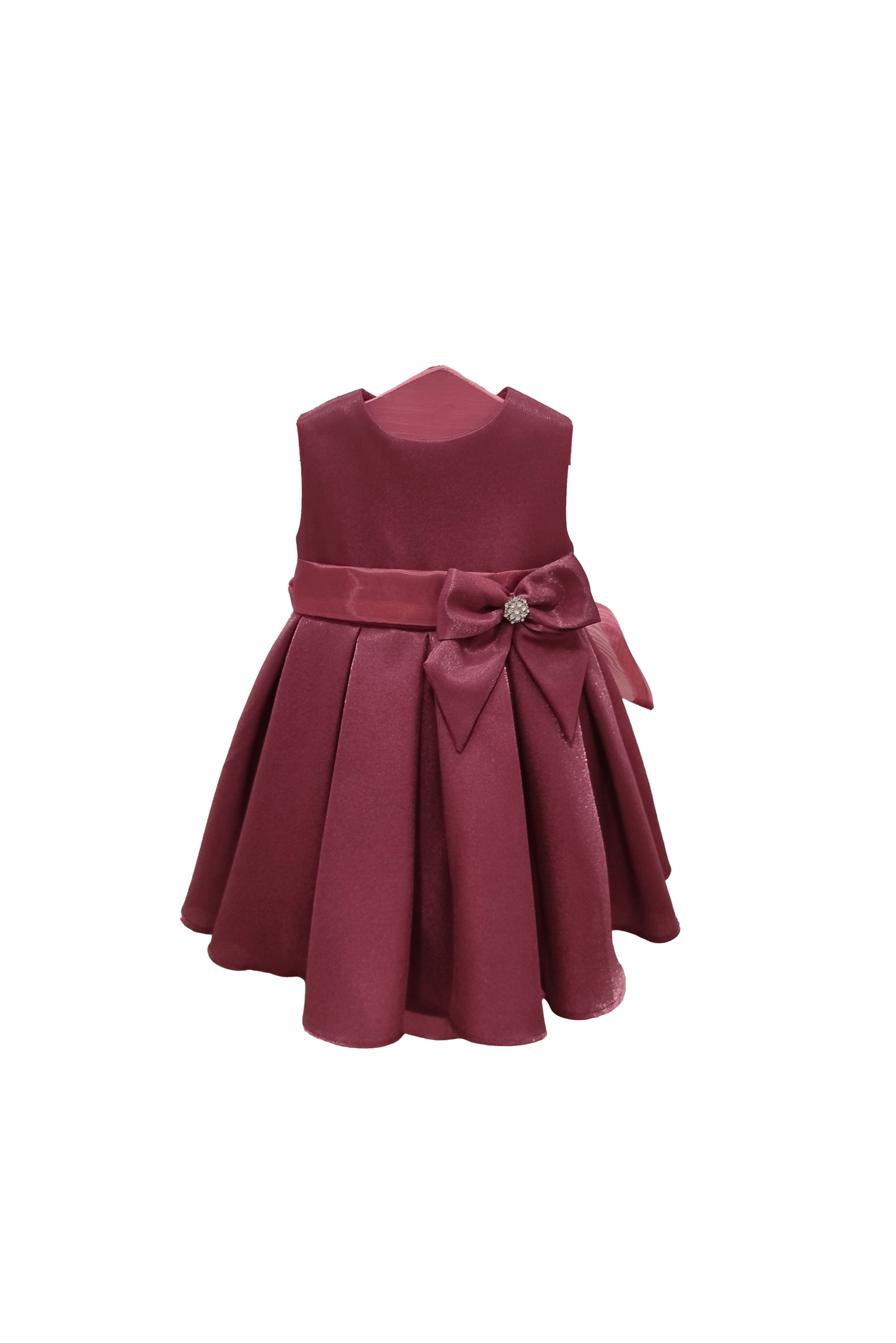 Vestido de ceremonia burdeos