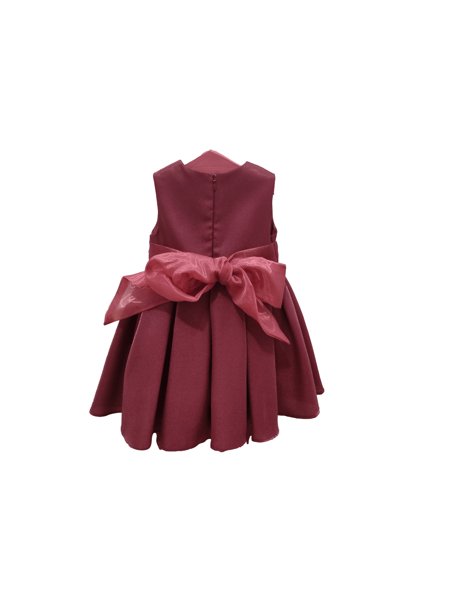 Vestido de ceremonia burdeos