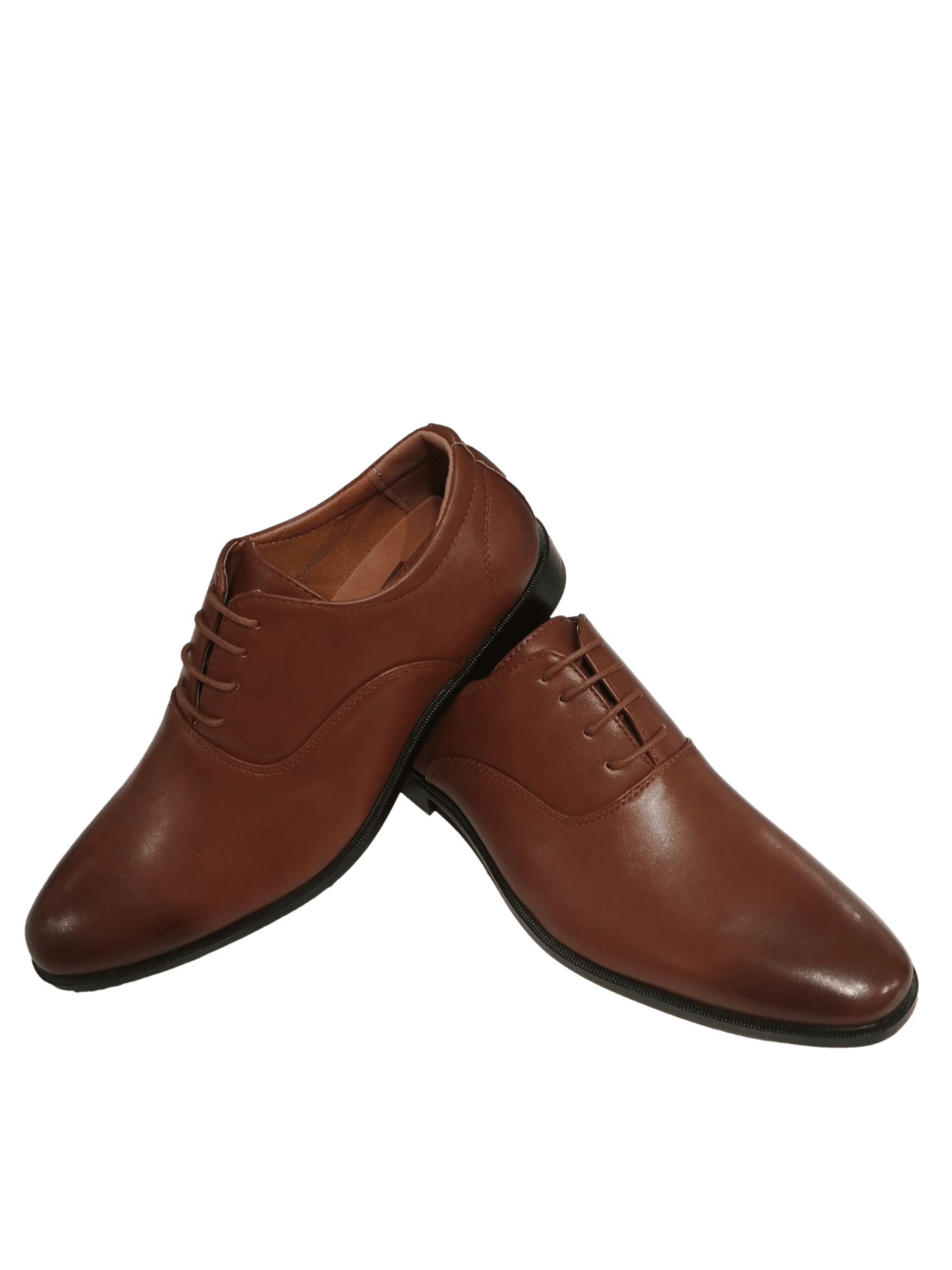 Men's dress shoe. Brown color.