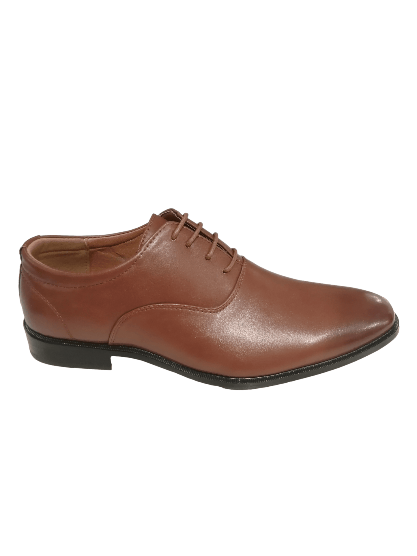 Men's dress shoe. Brown color.