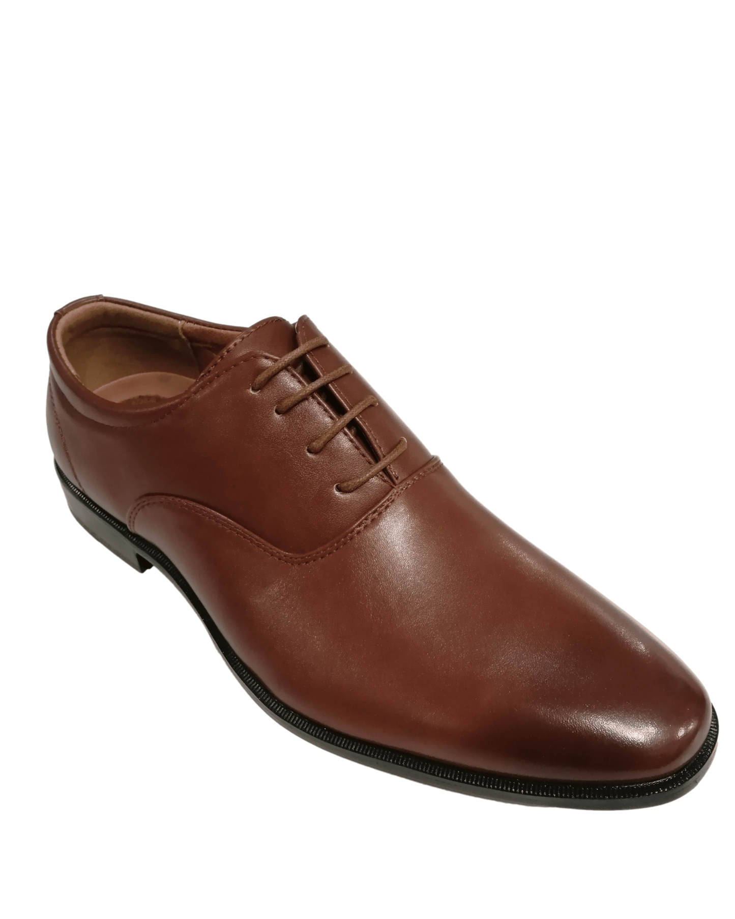 Men's dress shoe. Brown color.