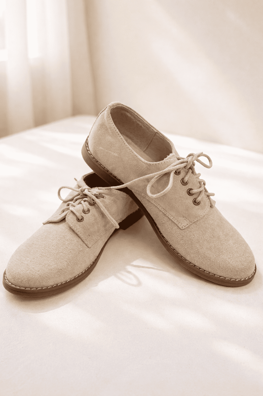 zapatos infantiles de ceremonia beige