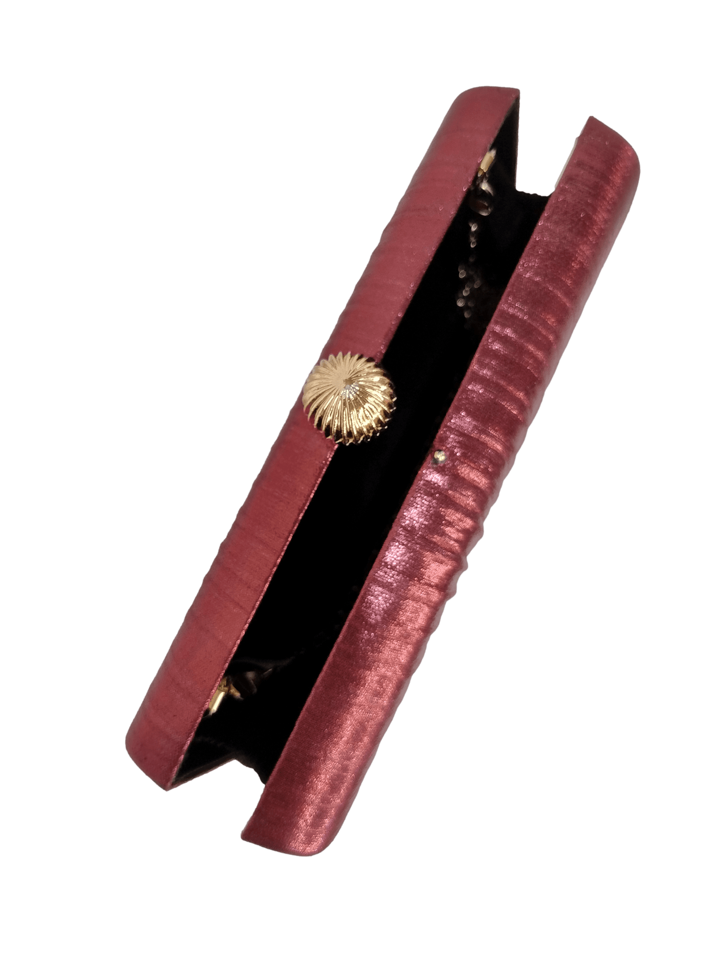 Clutch de fiesta burdeos