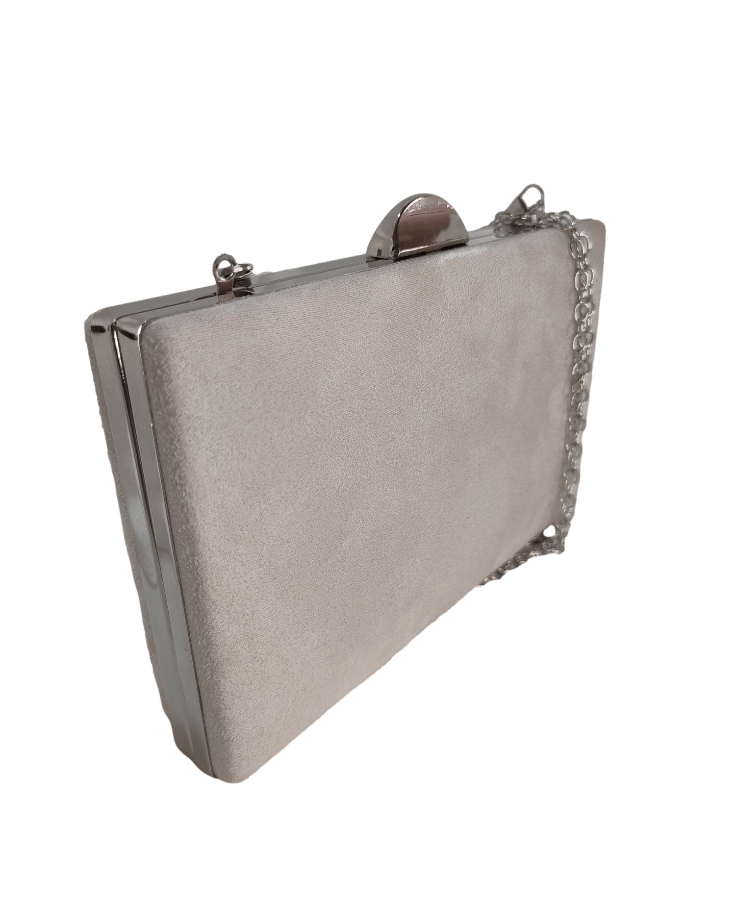 Clutch de fiesta color nude