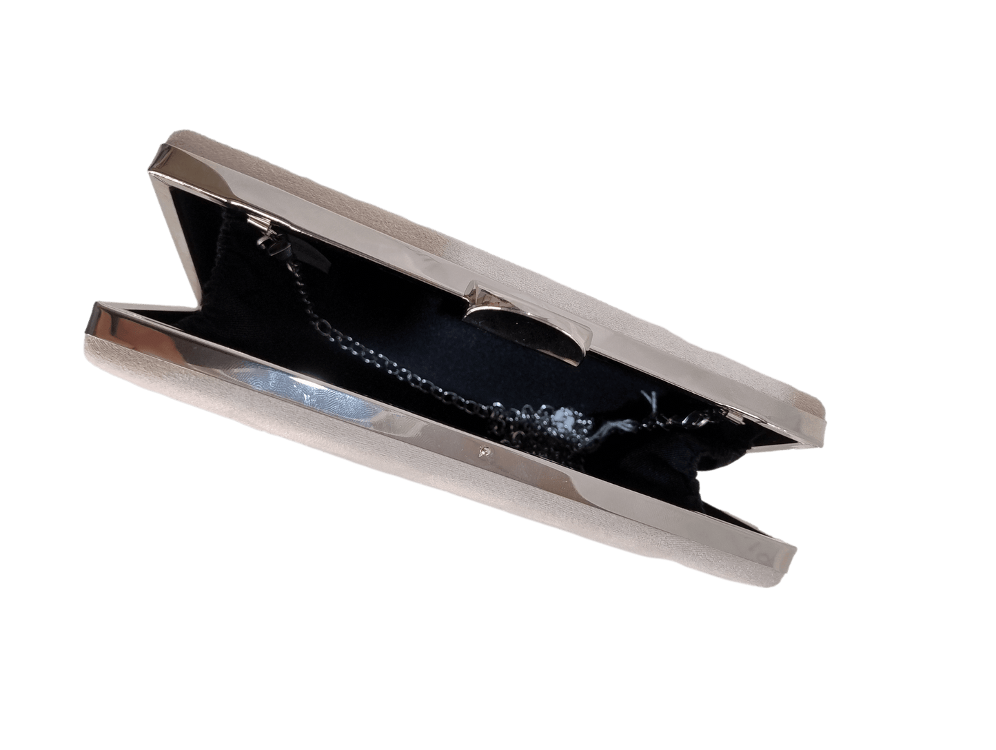 Clutch de fiesta color nude