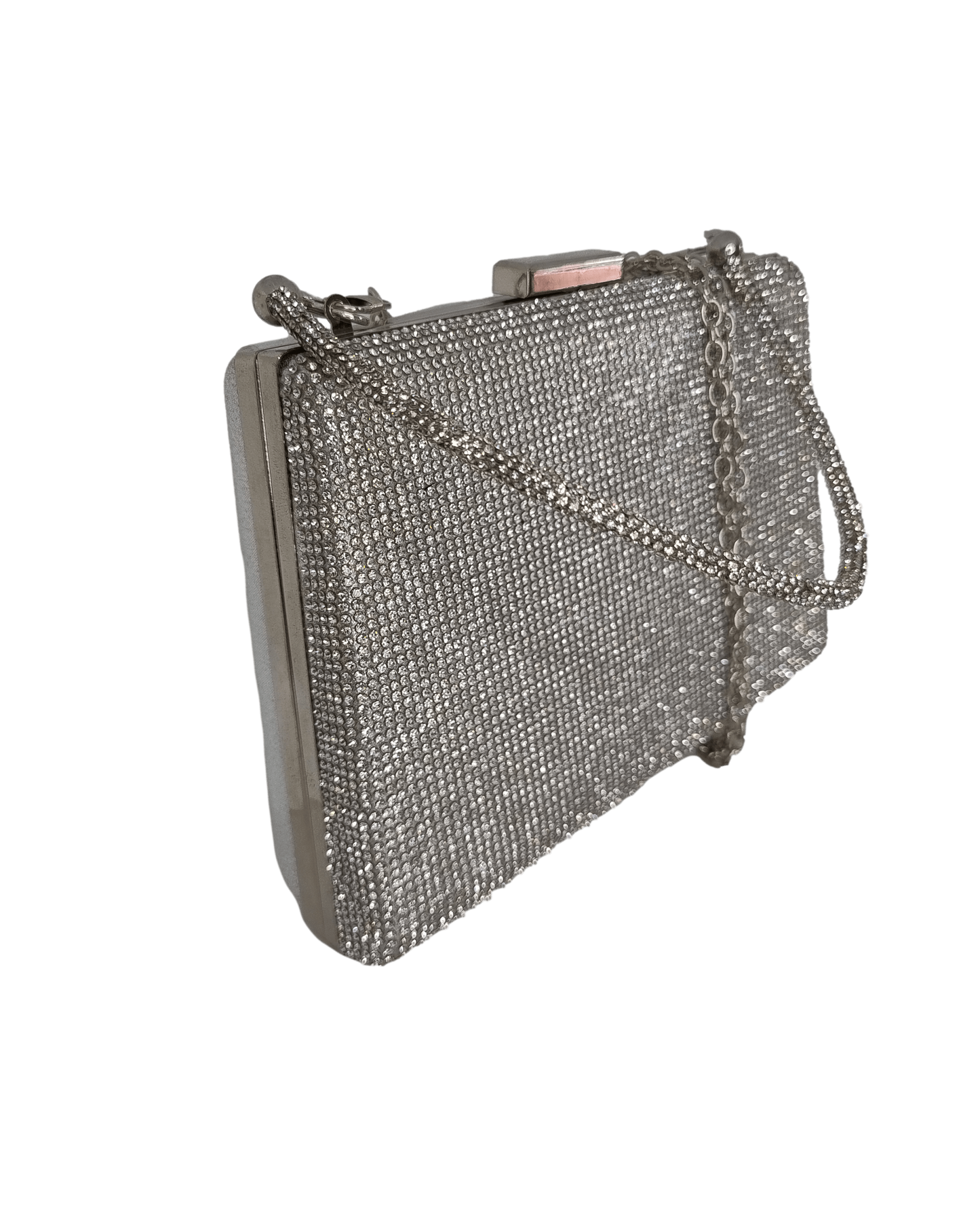 Bolso de fiesta con asa de mano.