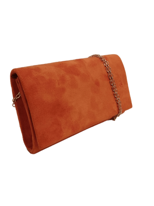 Bolso de fiesta de mano pequeño naranja