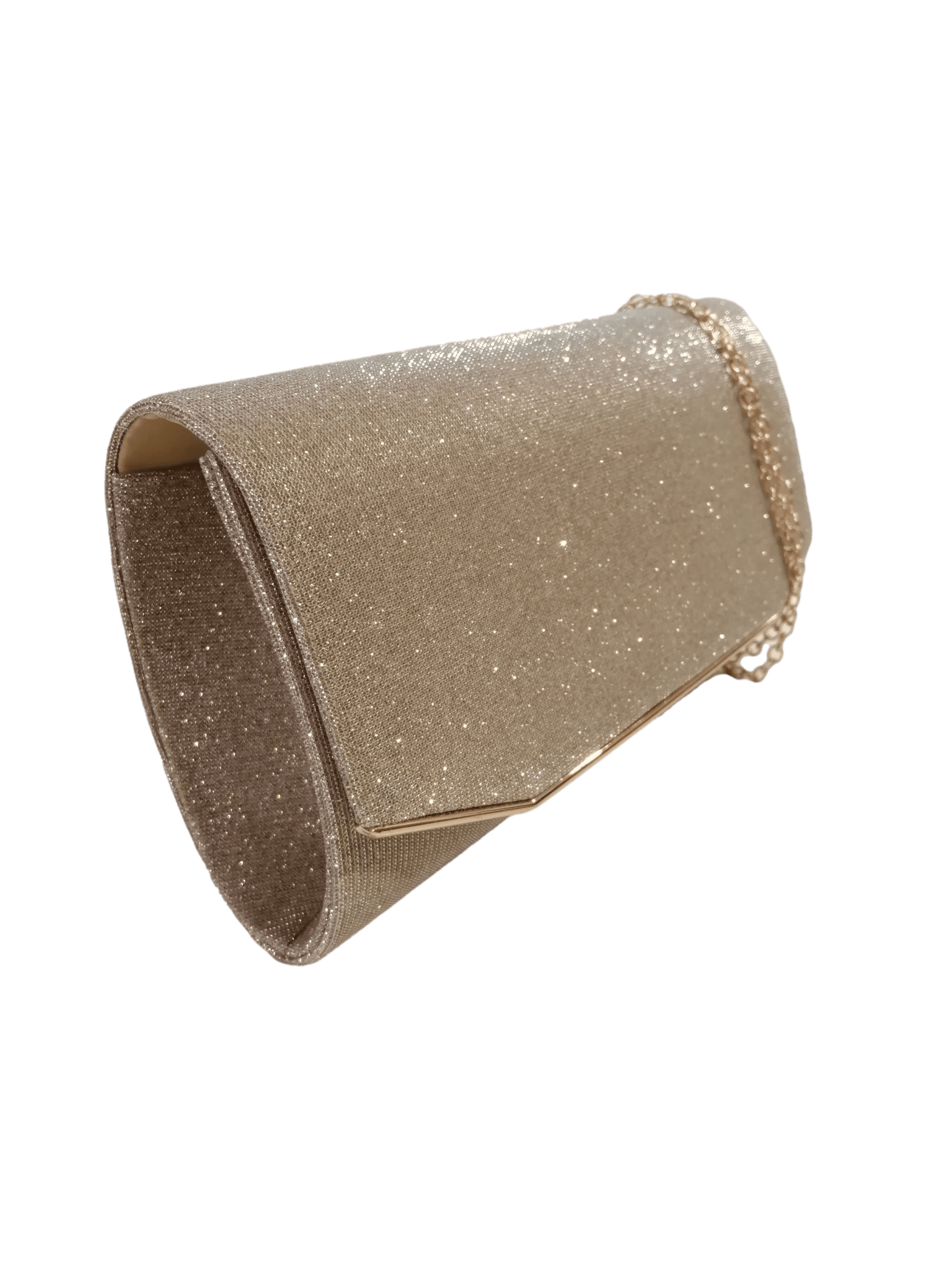 Bolso de fiesta tipo sobre metalizado