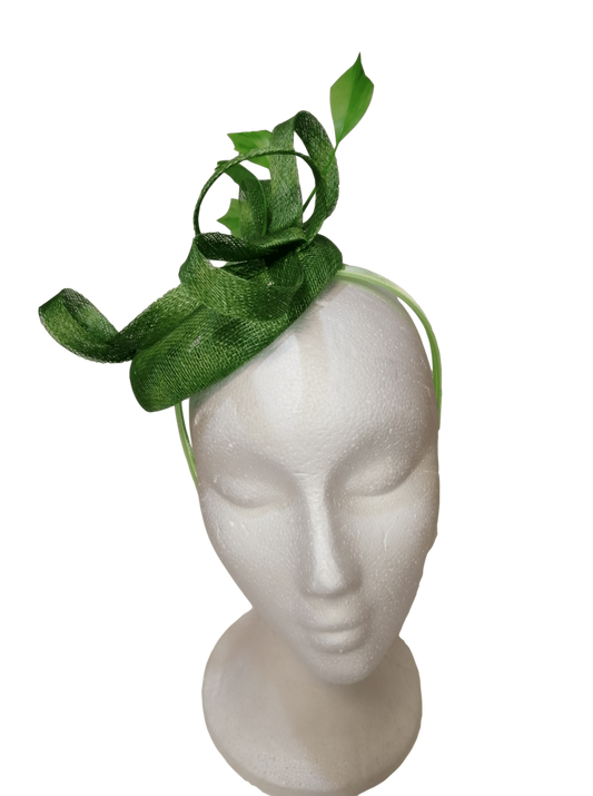 Green cap headdress