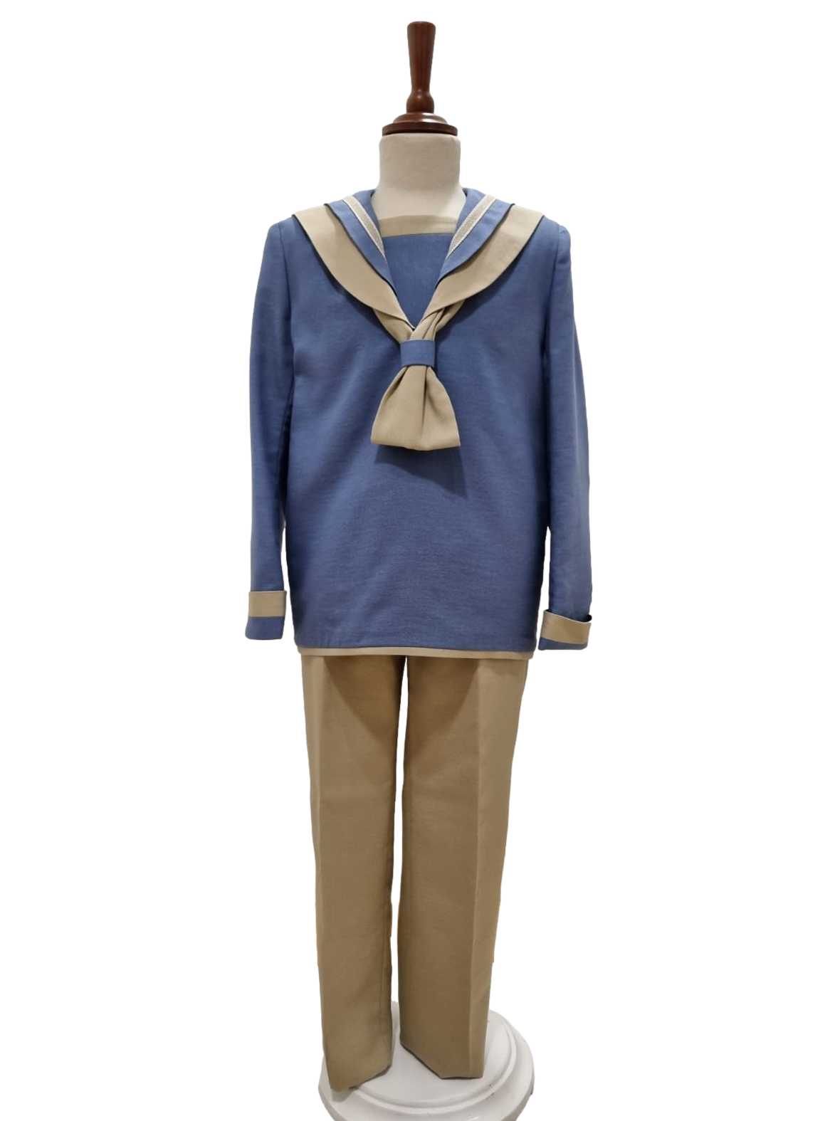 Sailor blue and beige