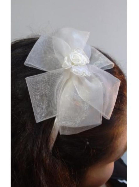 Communion headband with bow