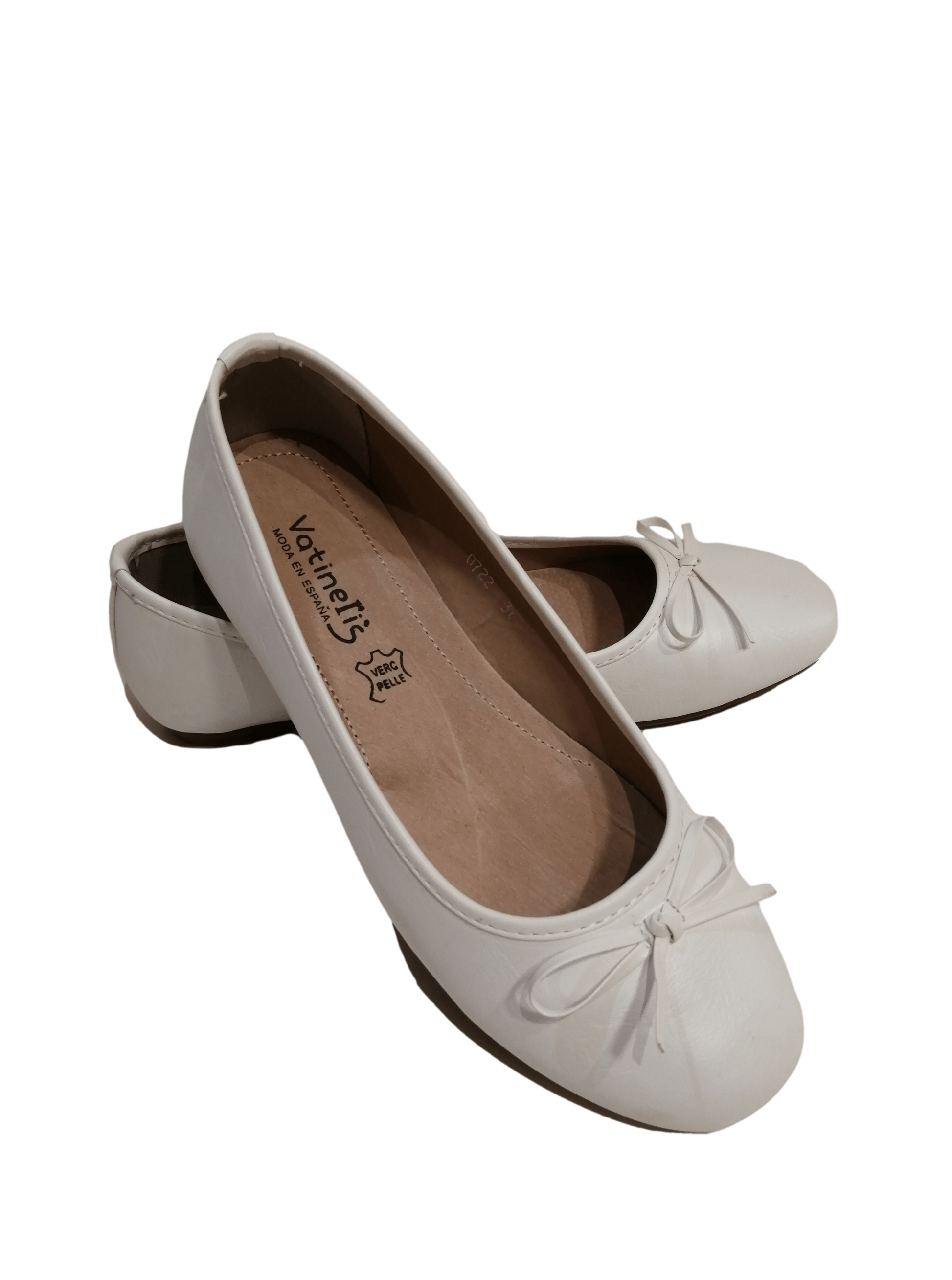 Bailarina comunión blanco roto