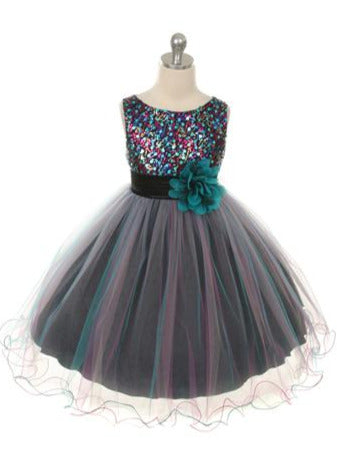 Vestido de arras lentejuelas y tul