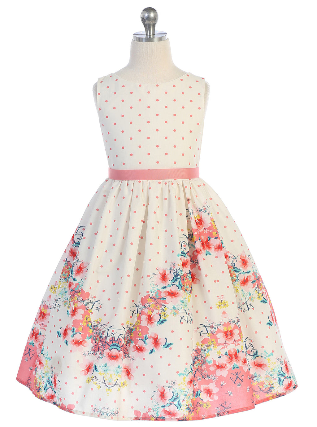 Vestido de arras estampado