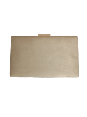Clutch de fiesta color camel