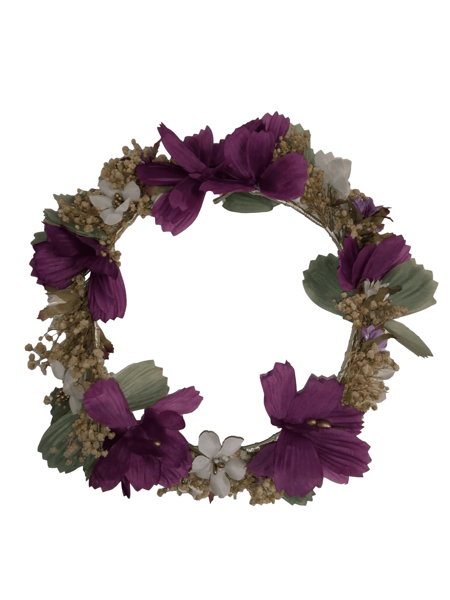 Corona de flores buganvilla