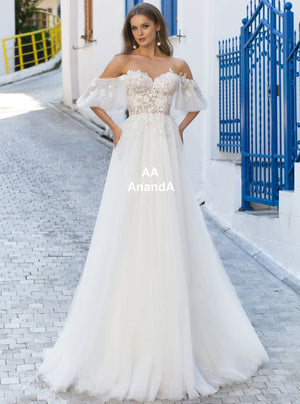 Vestido de novia corte A. Tenerife y online