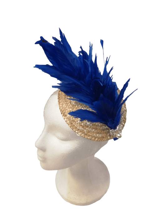 Straw cap headdress